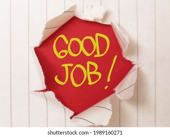 Good Job Text Words Typography Written Stock Photo 1989160271 ...