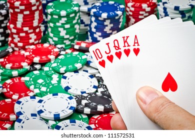 A Good Poker Hand With Royal Flush