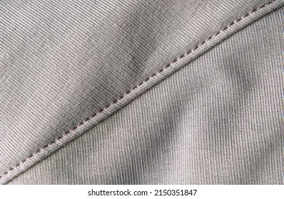 A good quality stitch of knitwear close-up. Selective focus. Macro shooting - Shutterstock ID 2150351847