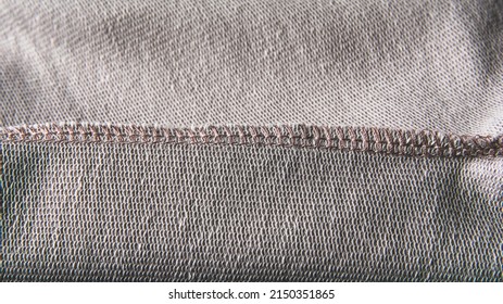 A good quality stitch of knitwear close-up. Selective focus. Macro shooting - Shutterstock ID 2150351865