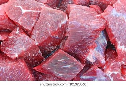 Good Size Chunks Of Boneless Beef Stew Meat.