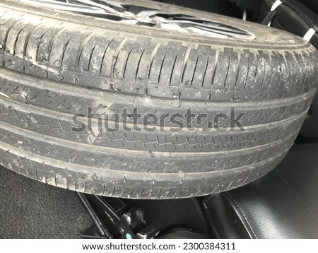 good threaded tires keep you from slipping on the road