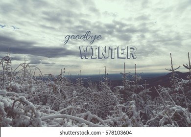 3,640 Goodbye Winter Images, Stock Photos & Vectors | Shutterstock