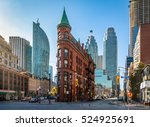 Gooderham or Flatiron Building in downtown Toronto - Toronto, Ontario, Canada