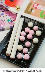 Good-luck Candy/Japanese Sweets/Stick Candy Symbolizing Good Luck Called Chitose Candy