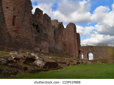 Goodrich Castle On A Clear Day