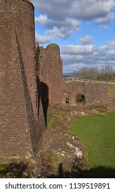 Goodrich Castle On A Clear Day