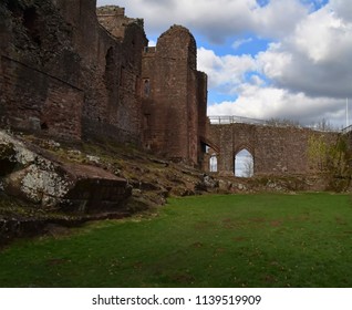 Goodrich Castle On A Clear Day