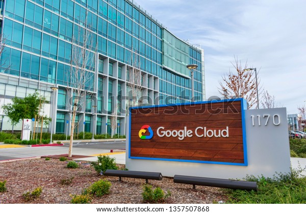 Google Cloud Sign Displayed On Google Stock Photo Edit Now