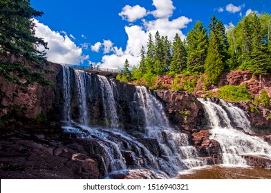 Gooseberry Falls On Minnesota's North Shore Drive