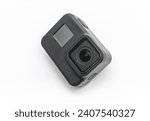 GoPro Action Camera on White Background: Adventure Stock