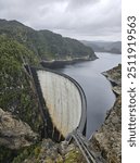 Gordon Dam wall in Tasmania