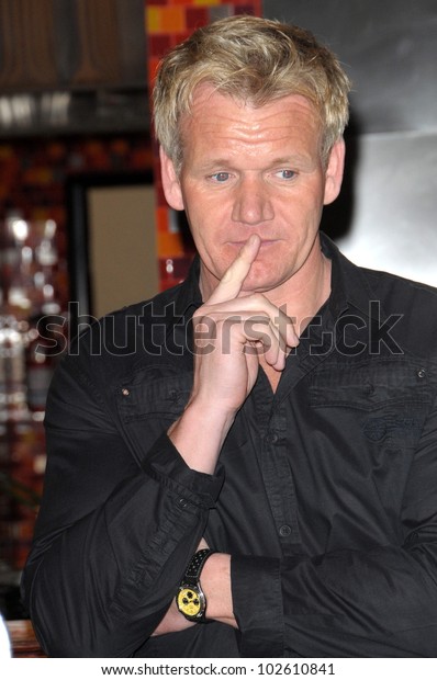 Gordon Ramsay Hells Kitchen 100th Episode Stock Photo Edit Now
