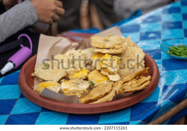Gorengan Traditional Street Food Indonesian Stock Photo 2207115261