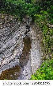 Gorge And River In Upstate New York