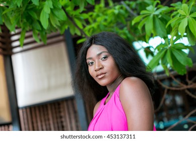Gorgeous African woman. - Shutterstock ID 453137311