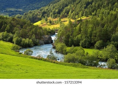 Gorgeous Alpine Landscape Of Eastern Switzerland