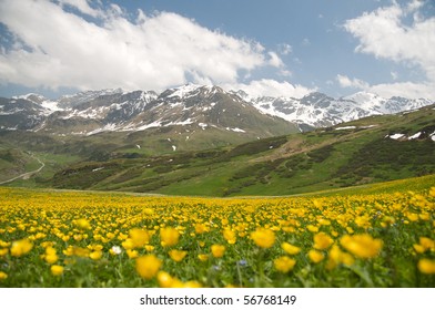 Gorgeous Alpine Landscape Of Eastern Switzerland