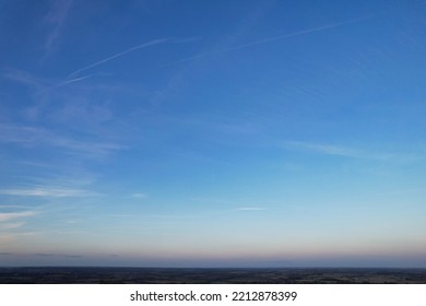 Gorgeous Dramatic Clouds And Blue Sky Over England 