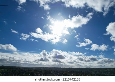 Gorgeous Dramatic Clouds and Blue Sky over England 