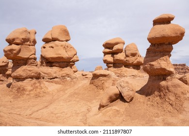 Gorgeous Goblin Valley State Park in Utah, USA - Shutterstock ID 2111897807