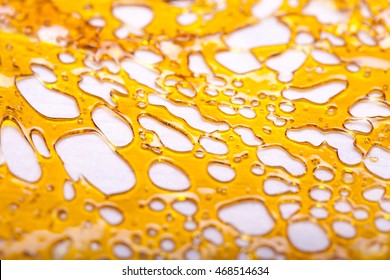 Gorgeous Golden Cannabis Hash Oil