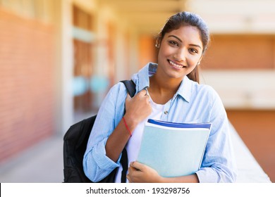 Gorgeous Indian Female University Student Portrait