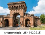 Gorgeous Italian architecture in Bologna, Tuscany, Italy