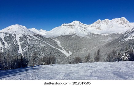 Gorgeous Lake Louise Ski Resort In The Winter