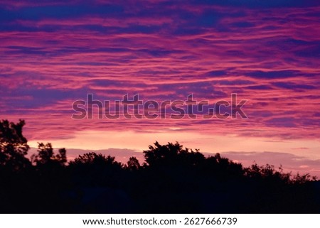 gorgeous Oklahoma Sunset on a warm spring evening