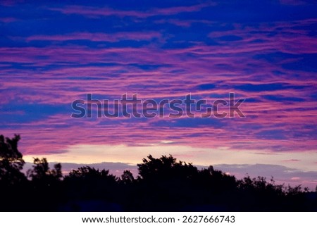 gorgeous Oklahoma Sunset on a warm spring evening