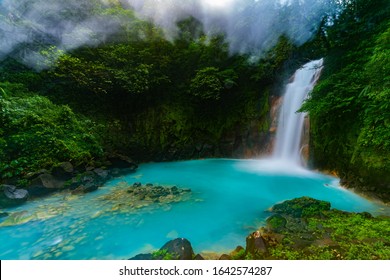 Gorgeous Rio Celeste Waterfall in Costa Rica