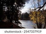 Gorgeous river landscape Roxburgh New Zealand Clutha river blue