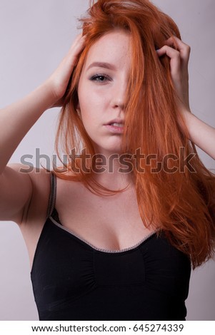 Mature asia women Gorgeous busty redhead