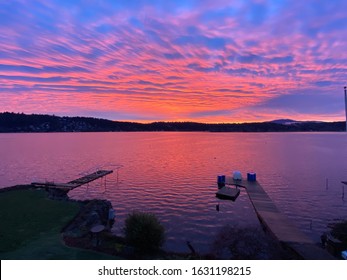 Gorgeous Sunrise On Lake Sammamish