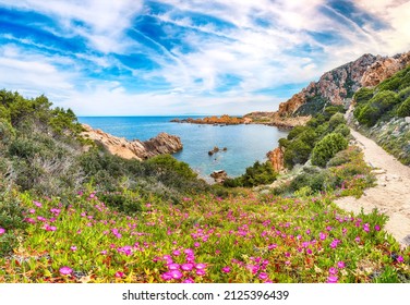 Gorgeous view of popular travel destination Costa Paradiso. Picturesque landcape of Mediterranean sea. Location:  Costa Paradiso, Province of Sassari, Sardinia, Italy, Europe