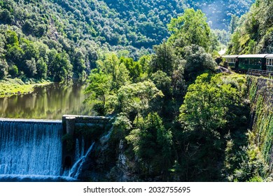 Gorges Du Doux View From Mastrou Ardèche Train, Ardèche, France