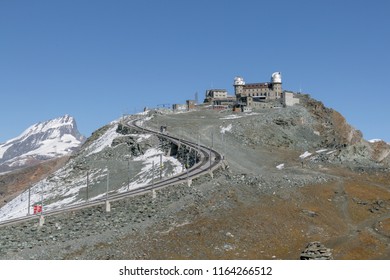 Gornergrat Railway In Matterhorn, Switzerland