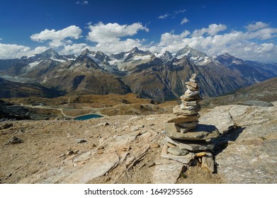 Gornergrat Summit In Zermatt, Switzerland