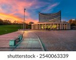 Gorzow Philharmonic in Gorzow Wielkopolski city in Lubusz Voivodeship, Poland.