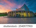 Gorzow Philharmonic in Gorzow Wielkopolski city in Lubusz Voivodeship, Poland.