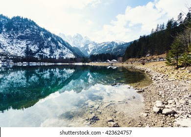 Gosausee In Tyrol, Austria