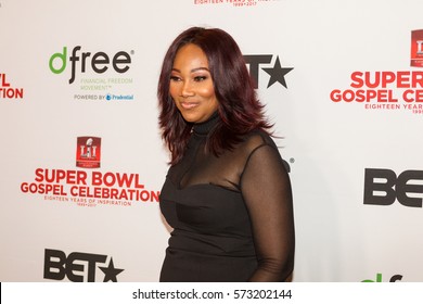 Gospel Artist Yolanda Adams Attend The 2017 Super Bowl Gospel Celebration At The Lakewood Church In Houston, Texas February 3, 2017 - USA