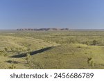 Gosses Bluff a meteor crater in central Australia 175 kilometres west of Alice Springs