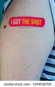 I Got The Shot - Seasonal Flu Reminder Band Aid