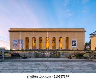 Goteborg, Sweden - Aug 12, 2016: Gothenburg Museum Of Art, Mainly Focused On Nordic Art But Also Holds Works From Artists Like Rembrandt, Van Gogh, Monet And Picasso. Image Captured At Sunrise.