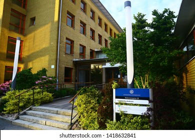 Gothenburg, Västra Götalands County/Sweden - 06 07 2019: Sahlgrenska University Hospital, Sahlgrenska Akademin And Odontologen At Medicinarberget In Gothenburg