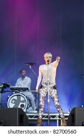 GOTHENBURG, SWEDEN - AUGUST 12: Singer Robyn Performs At The Way Out West Festival On August 12, 2011 In Gothenburg, Sweden