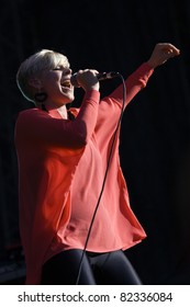 GOTHENBURG, SWEDEN - AUGUST 14: Singer Robyn Performs Onstage At The Way Out West Festival August 14, 2009 In Gothenburg, Sweden