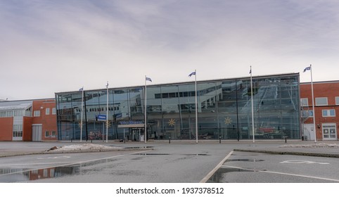 Gothenburg, Sweden – January 10 2021: Exterior Of Volvo Museum At Arendal